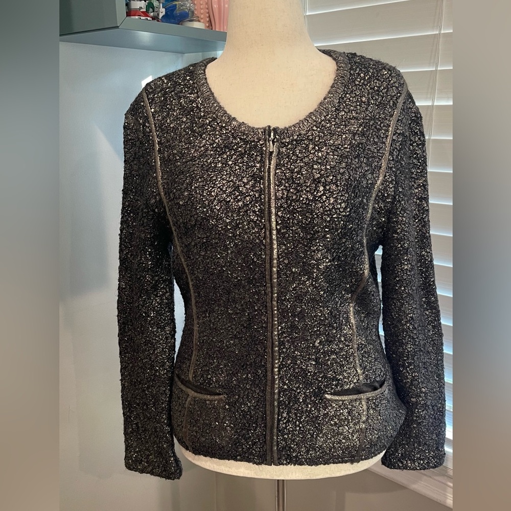 GUESS‎ Silver Wool Blend Sweater